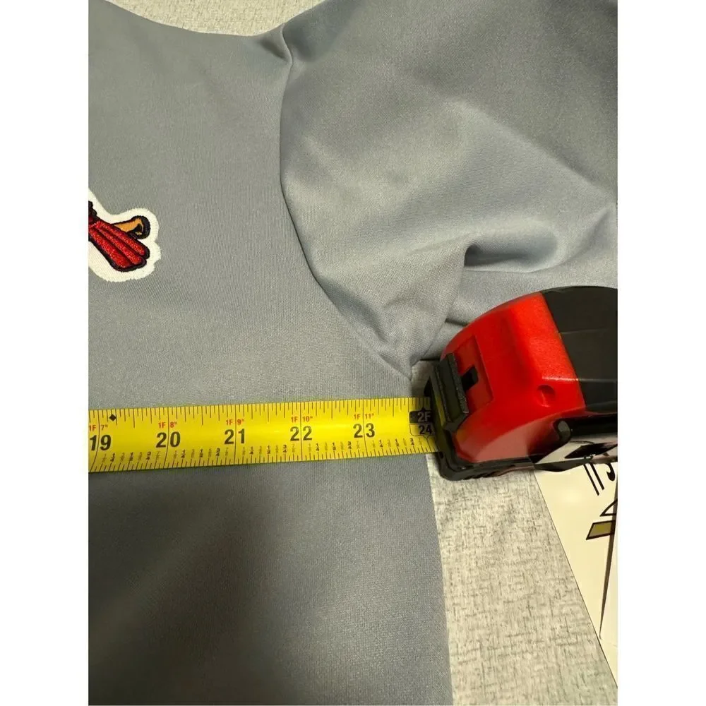 St. Louis Cardinals Size Large 70 HR Mark McGwire Grey Jersey Majestic Vintage